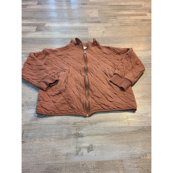 Heimish medium women's full zip brownish red sweater - Picture 1 of 6